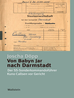 cover image of Von Babyn Jar nach Darmstadt
